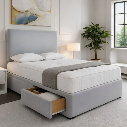 Reinforced divan bed set with - reinforced,