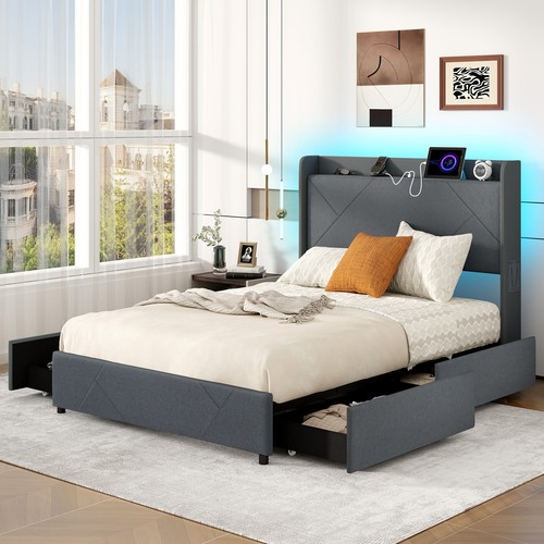 Double size upholstered - double,