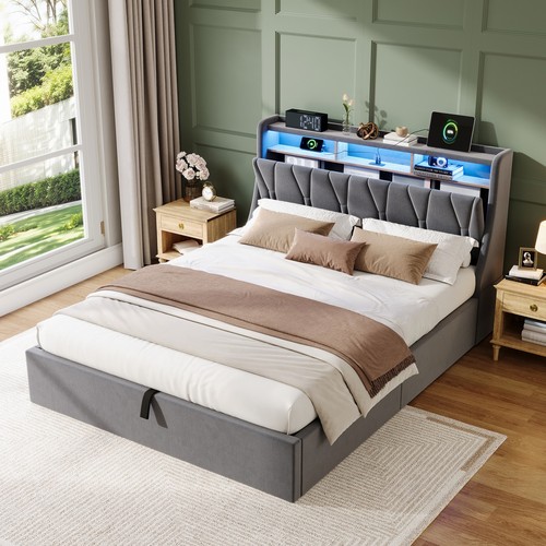 4ft6 double upholstered - double,