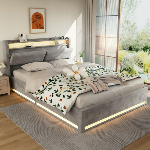 Storage led upholstered plush - led,