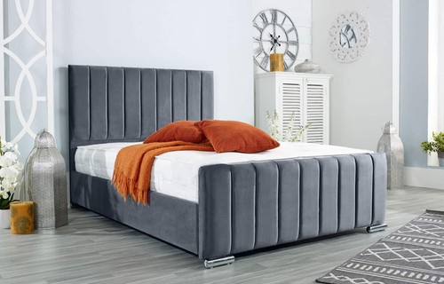 Panel plush velvet - velvet, upholstered