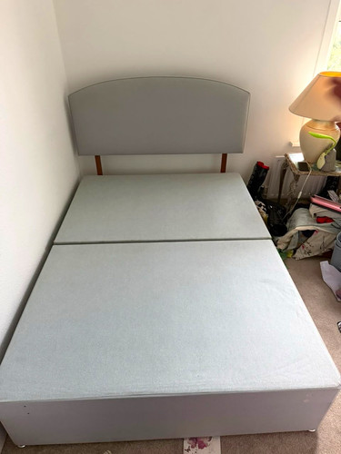 Double divan bed - bed, with