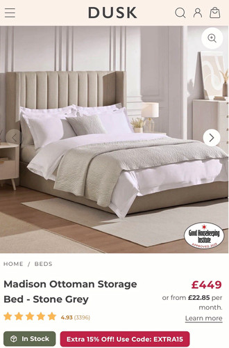Dusk madison king ottoman - dusk,