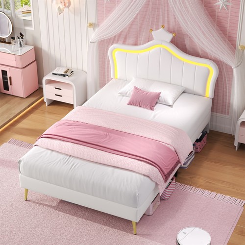 3ft single upholstered - upholstered, bed
