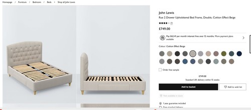 John lewis rue double - john,