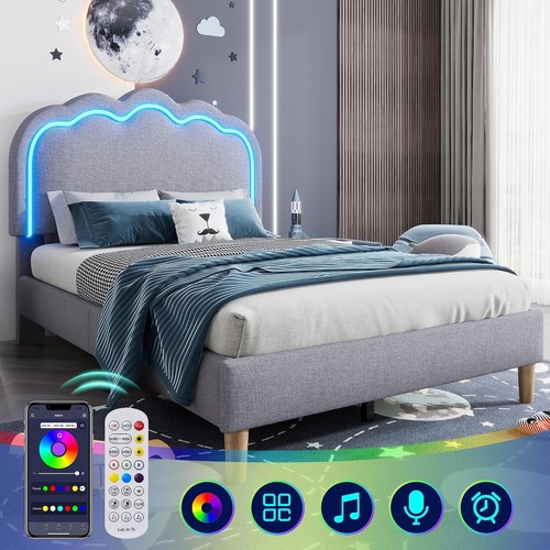 Single upholstered bed 3ft - bed,
