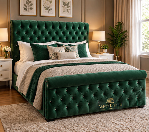Luxury emerald green velvet - luxury,
