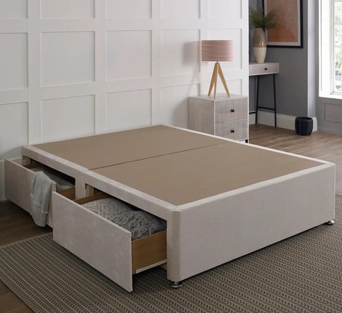 Divan bed base - divan, velvet