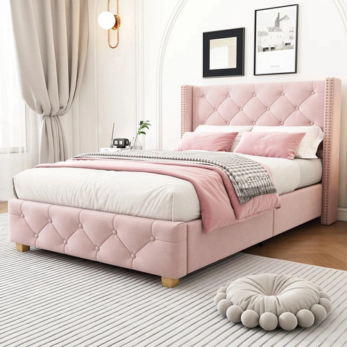 Luxury upholstered single - luxury, bed