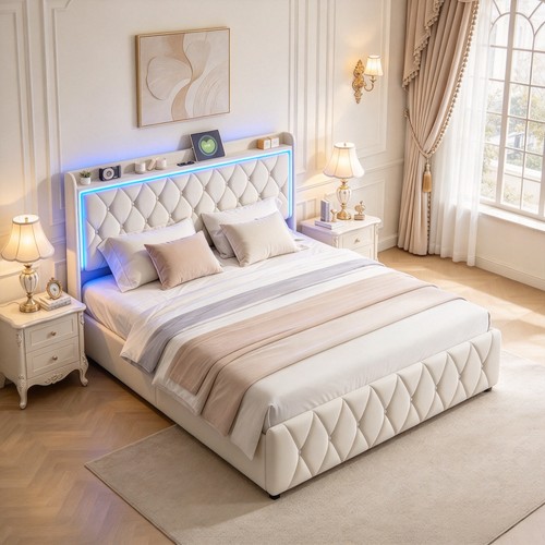 4ft6 ottoman double bed - ottoman,