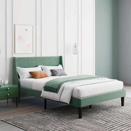 Double size bed - size, plush