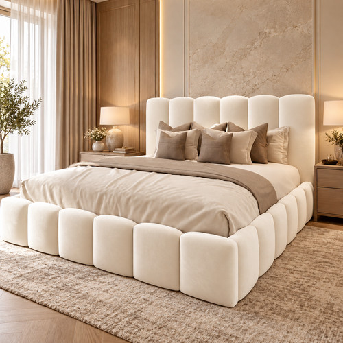 Ottoman bed plush - ottoman,