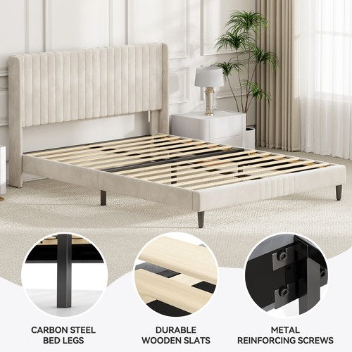 Charlie upholstered bed frame - charlie,