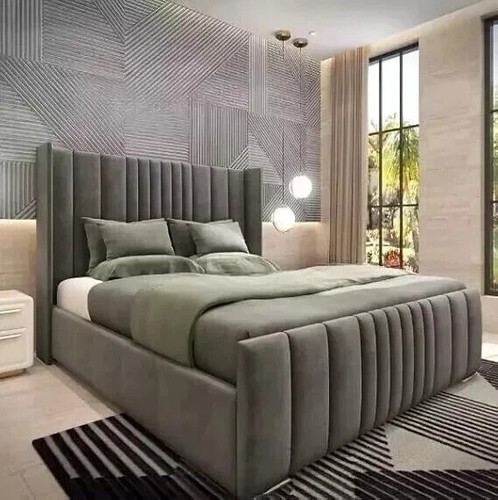 Ottoman bed winged plush - ottoman,
