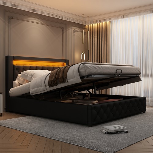 Double bed frame - with, storage