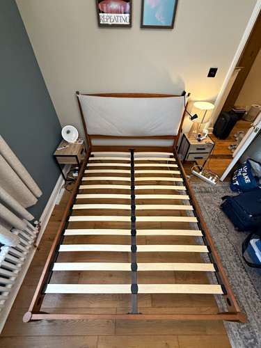 Dusk wooden bed - frame, slatted