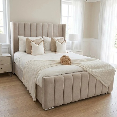 Ottoman winged panel bed - panel, frame